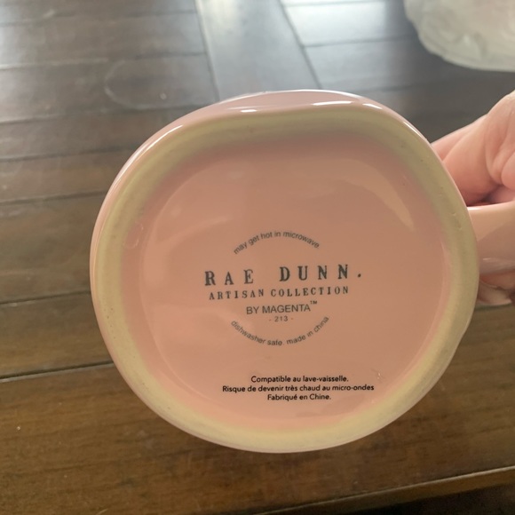 Rae Dunn Rare pink mug - Picture 2 of 2